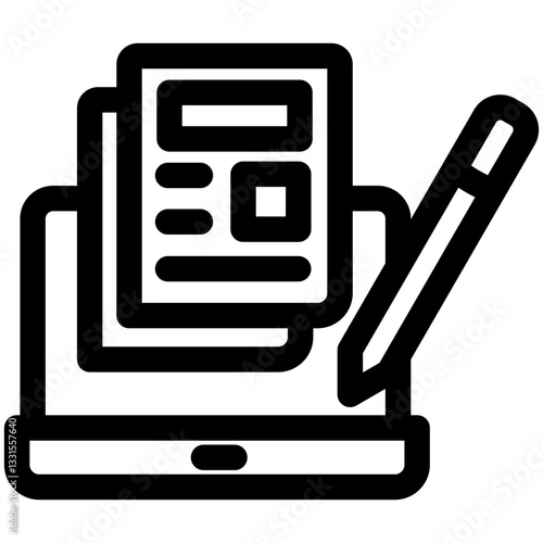Blog Writing Icon