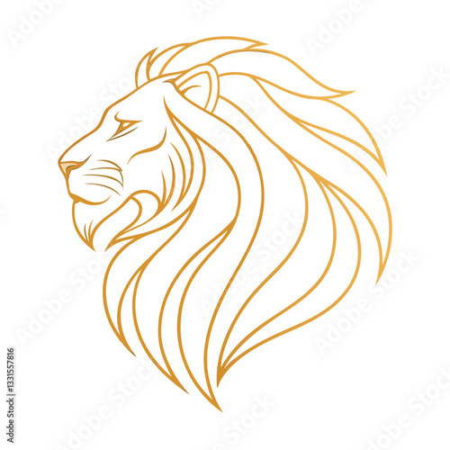 Wallpaper Mural A lion vector art design template Torontodigital.ca