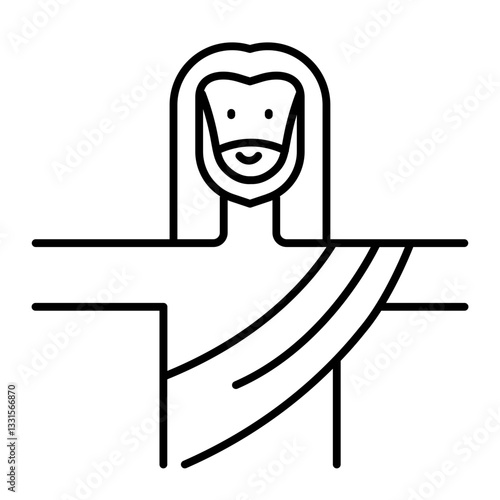 Crown of Thorns outline icon