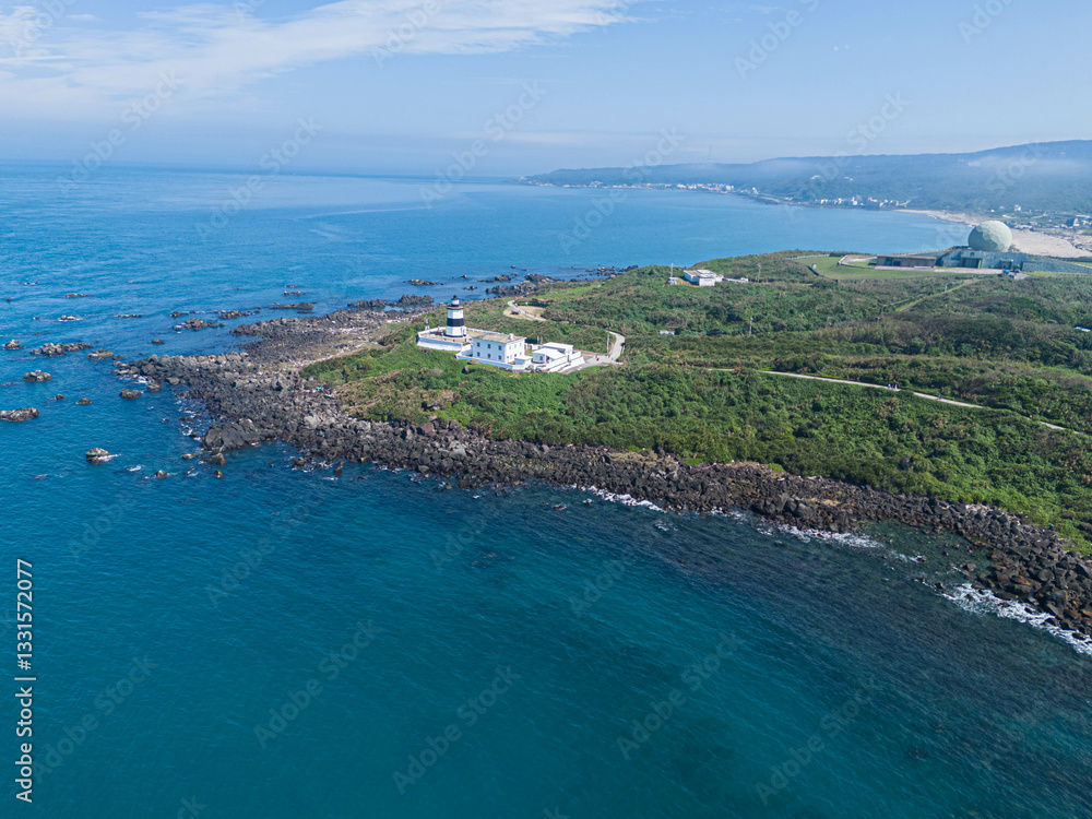 Fototapeta premium Fugui Cape Lighthouse