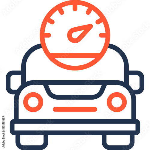 Car Mileage Icon