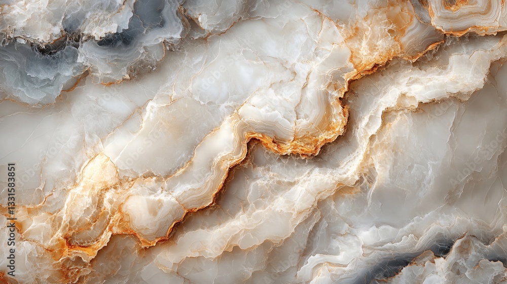 Abstract Marble Texture with Orange and Gray Veins Abstract Marble Texture with Orange and Gray Veins