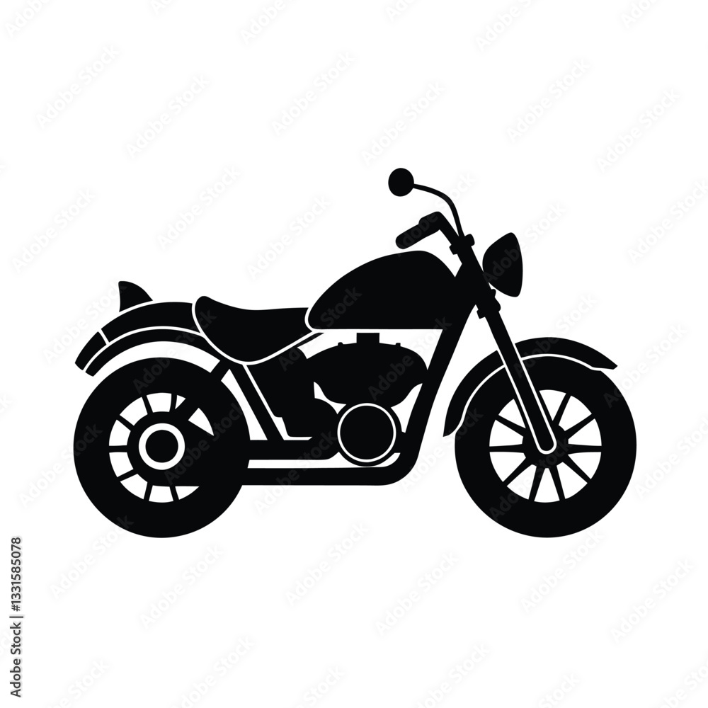 Obraz premium High-Quality Motorcycle Vector Illustration