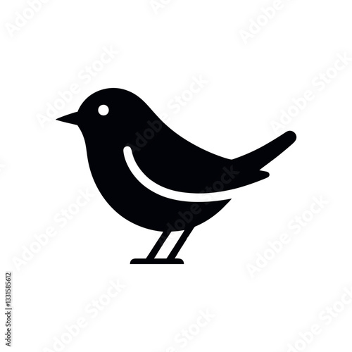 Magpie Robin Silhouette - Symbol of Beauty and Grace in Wildlife Art