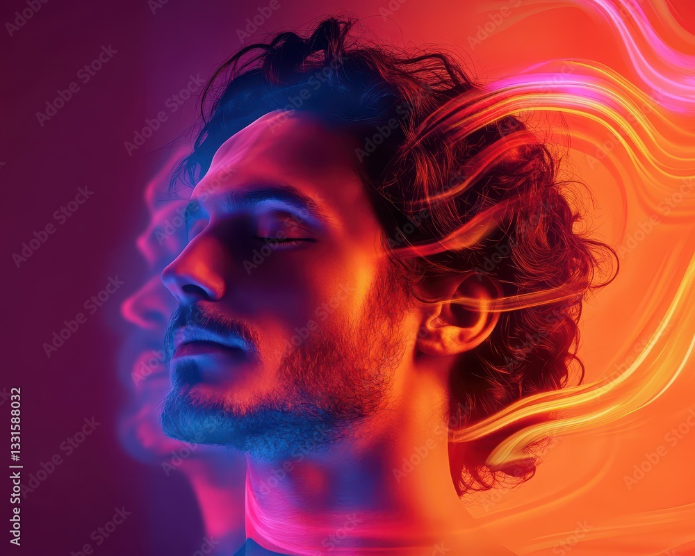 Soft glowing liquid patterns with fluid neon motion, ultramodern abstract concept Soft glowing liquid patterns with fluid neon motion, ultramodern abstract concept