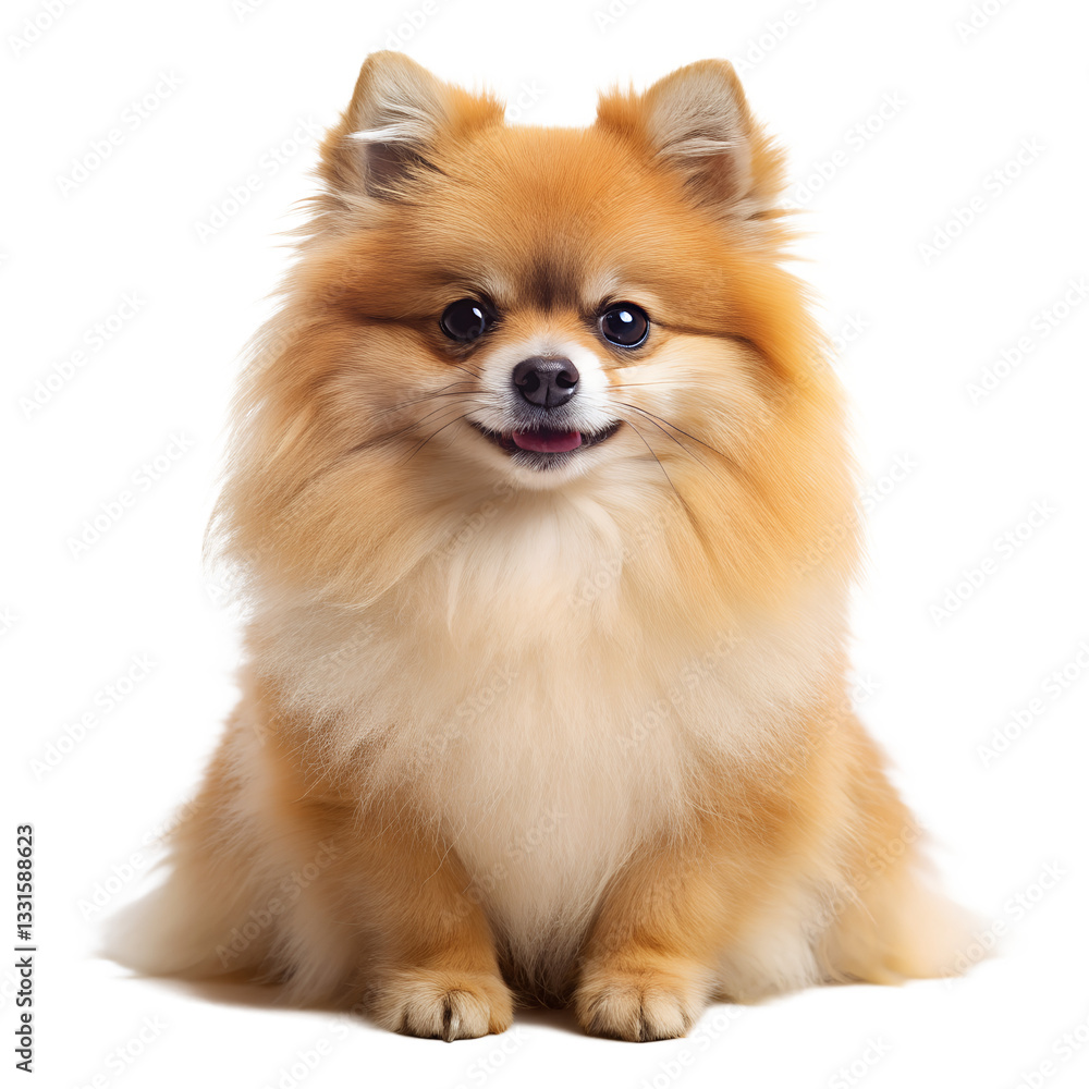 pomeranian dog isolated on transparent background pomeranian dog isolated on transparent background