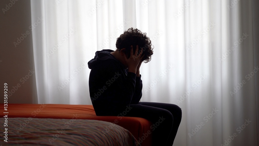 DEPRESSED CHILD LEFT ALONE, CRIES AND DESPERATES. DIFFICULTIES DURING GROWTH IN ADOLESCENCE. PERSONAL CRISIS AND BEING PUNISHED BY PARENTS.
PEER BULLYING AND PROBLEMS IN PERSONALITY GROWTH