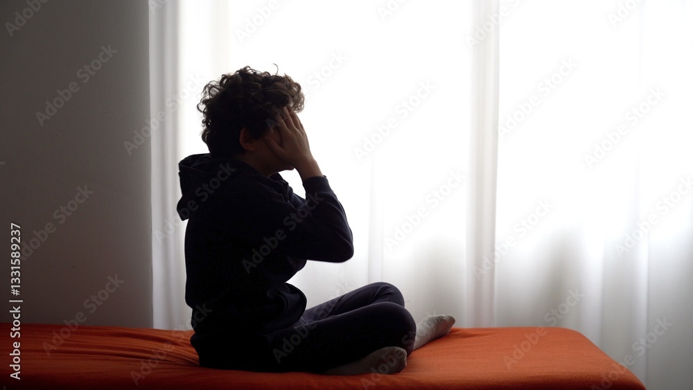 DEPRESSED CHILD LEFT ALONE, CRIES AND DESPERATES. DIFFICULTIES DURING GROWTH IN ADOLESCENCE. PERSONAL CRISIS AND BEING PUNISHED BY PARENTS.
PEER BULLYING AND PROBLEMS IN PERSONALITY GROWTH