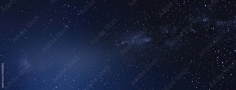 Panoramic View of the Starry Night Sky Panoramic View of the Starry Night Sky