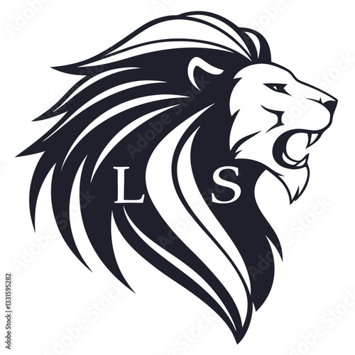 Wallpaper Mural A lion vector art design template Torontodigital.ca