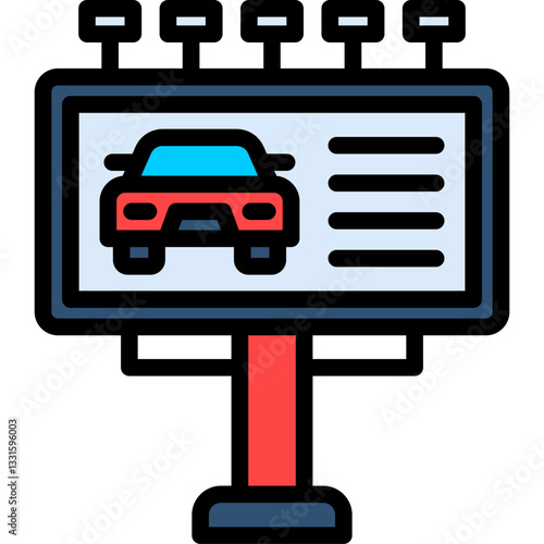 Car Billboard Icon