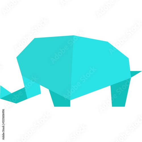 Origami Paper Elephant