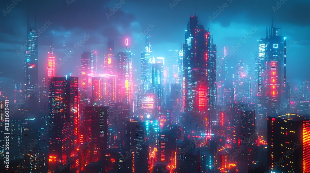 A futuristic cityscape blending digital analytics and real-world expansion, neon skyscrapers glowing with real-time population data, animated urban heatmaps, cyberpunk UI elements, A futuristic cityscape blending digital analytics and real-world expansion, neon skyscrapers glowing with real-time population data, animated urban heatmaps, cyberpunk UI elements,