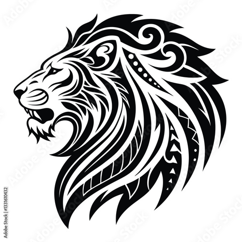 Wallpaper Mural A lion vector art design template Torontodigital.ca