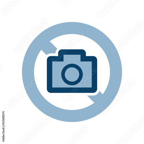 撮影禁止のアイコンイラスト