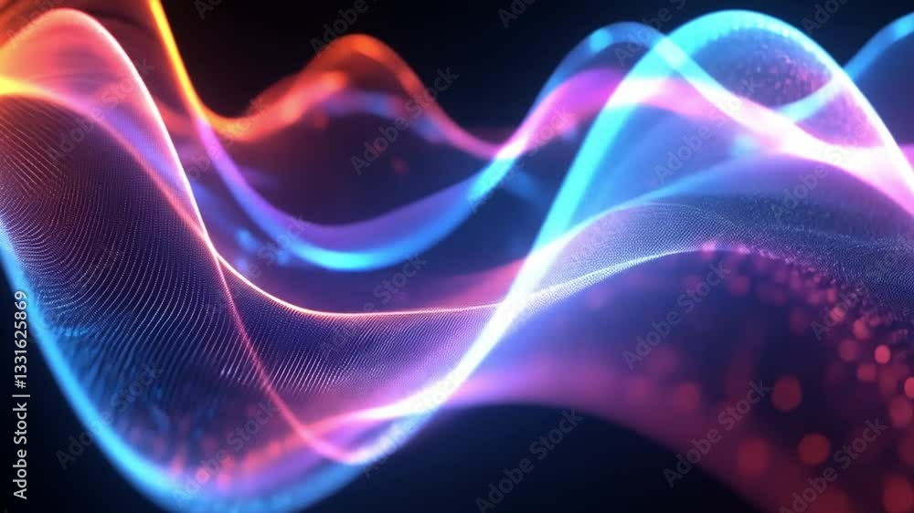 Vibrant abstract waves in blue and orange create dynamic digital background, showcasing energy and movement through light design and fluid motion. Vibrant abstract waves in blue and orange create dynamic digital background, showcasing energy and movement through light design and fluid motion.