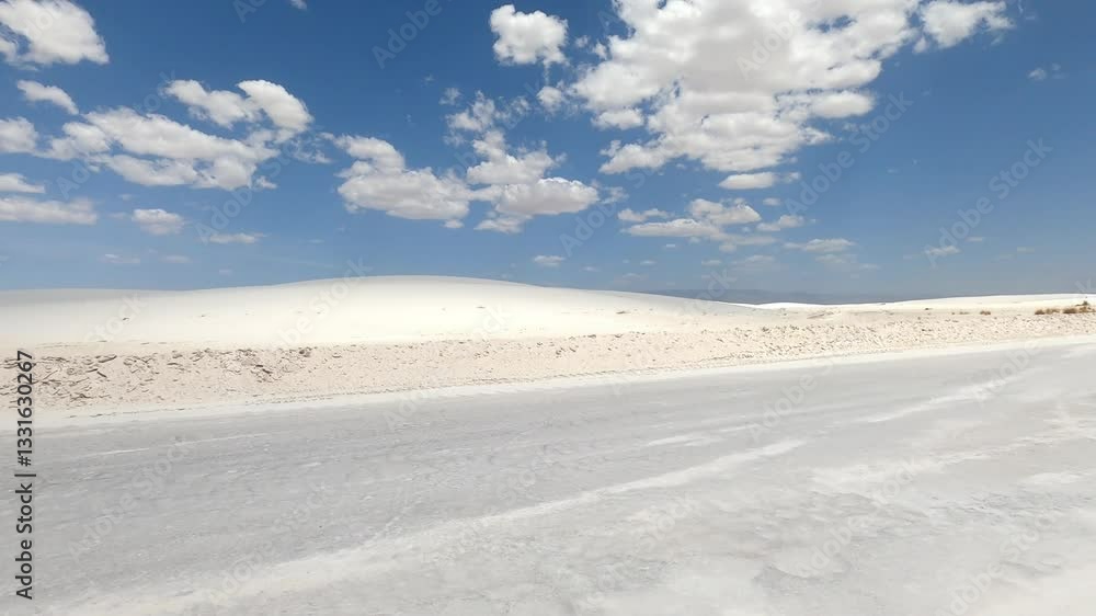 New Mexico Driving 0266 White Sands New Mexico Driving 0266 White Sands