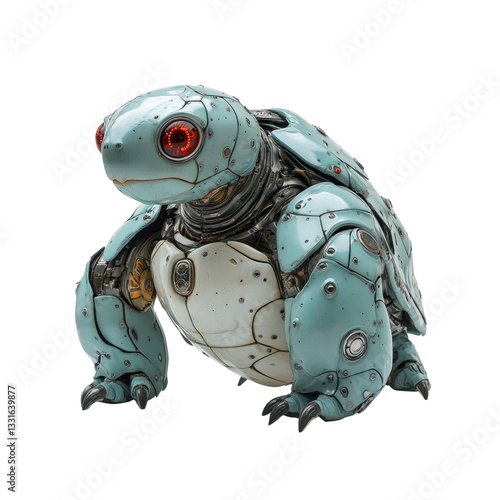 Futuristic Robotic Turtle Mechanical Creature Design