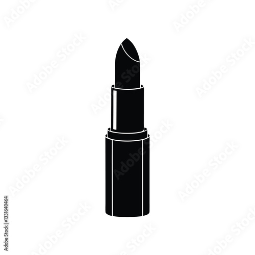 lipstick isolated on white vector illustration