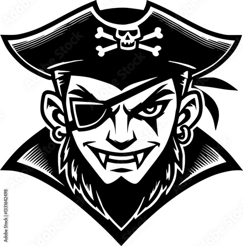 Fotografie pirate, man, male, sea, thief, ship, treasure, gold, buccaneer, corsair, private
