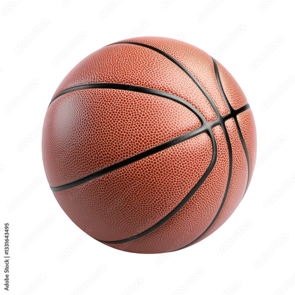 Fototapeta premium Basketball isolated on white background