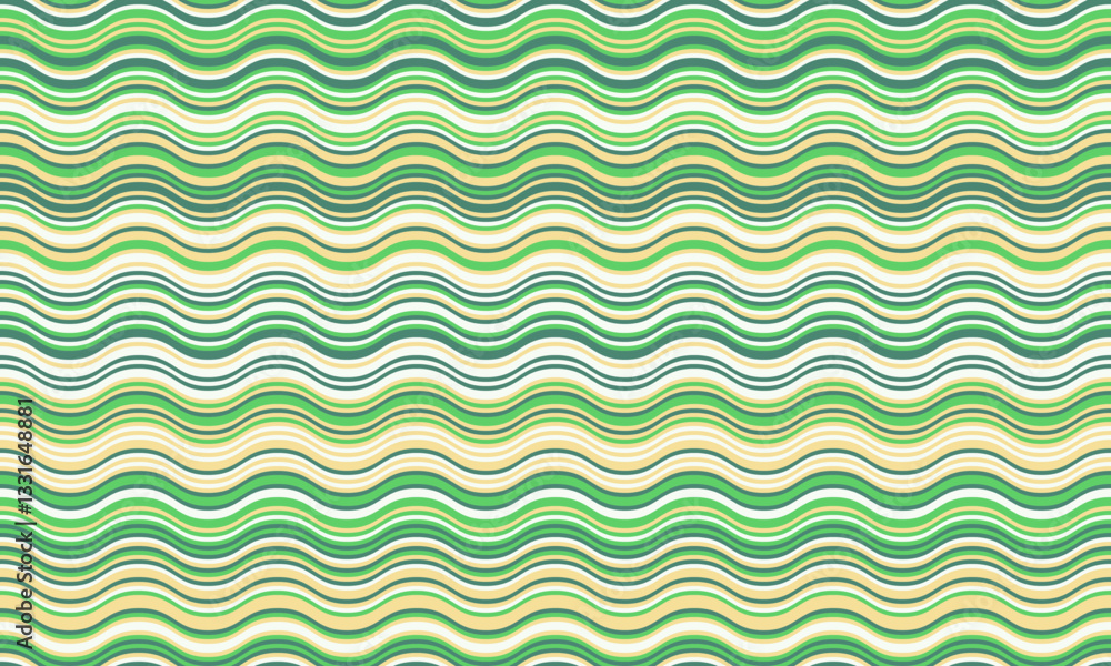 Serene green and cream wavy stripes background. Perfect for textile design, website banners, or packaging. This calming, abstract pattern evokes nature and tranquility. Serene green and cream wavy stripes background. Perfect for textile design, website banners, or packaging. This calming, abstract pattern evokes nature and tranquility.