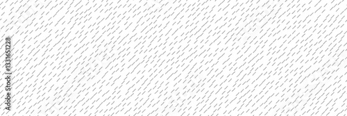 Slant dash handdrawn seamless pattern. Abstract simple bw bg with thin short diagonal strokes. Rain vector illustration.