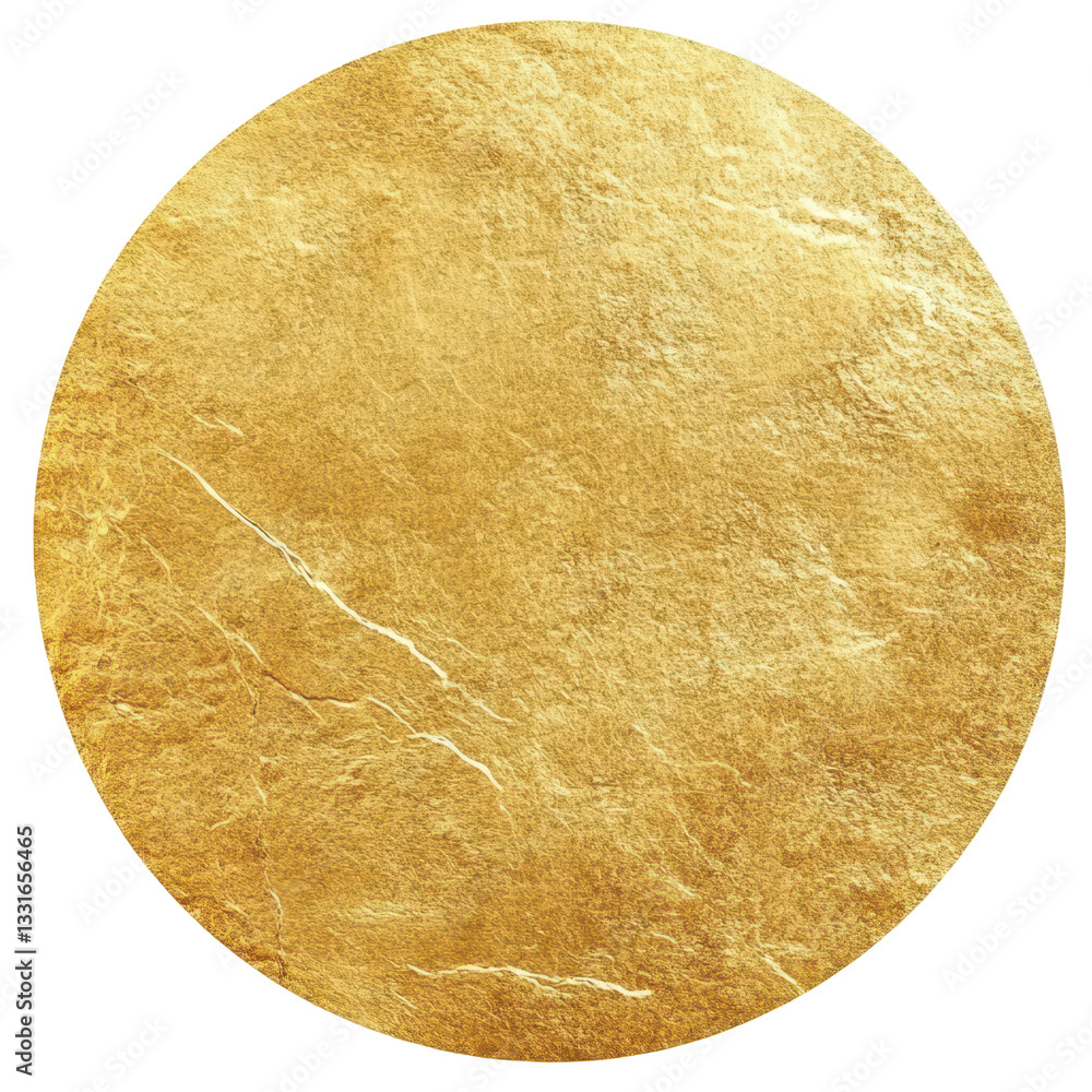 Golden Circle: A radiant, circular composition, showcasing the luxurious texture and sheen of a golden surface, perfect for design accents and conveying opulence. Golden Circle: A radiant, circular composition, showcasing the luxurious texture and sheen of a golden surface, perfect for design accents and conveying opulence.