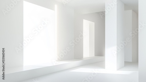 Wallpaper Mural Minimalist interior with soft natural light. Torontodigital.ca