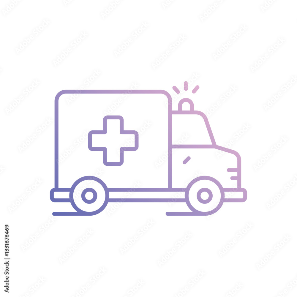 Ambulance vector icon Ambulance vector icon