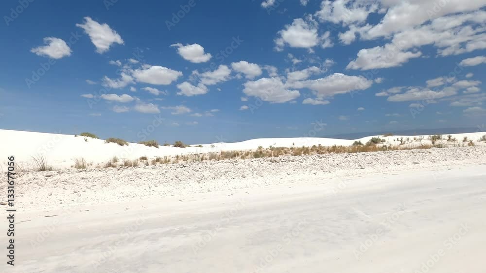 New Mexico Driving 0275 White Sands New Mexico Driving 0275 White Sands