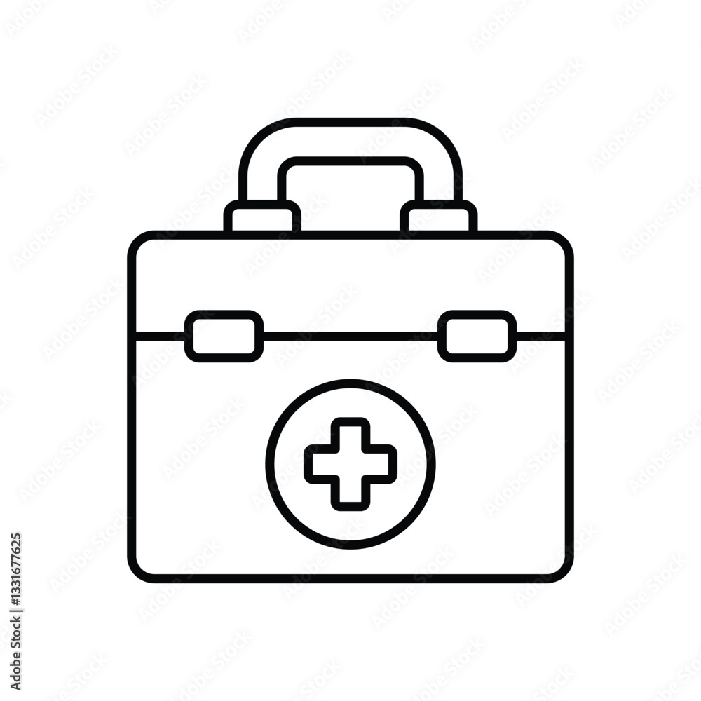 First Aid Kit vector icon First Aid Kit vector icon