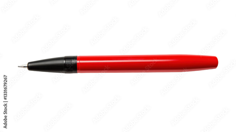 Sleek Red Pen: A Modern Writing Tool for Office, Business, and Creative Tasks - Perfect for Notes, Art, and Design with a Shiny, Vibrant Finish Sleek Red Pen: A Modern Writing Tool for Office, Business, and Creative Tasks - Perfect for Notes, Art, and Design with a Shiny, Vibrant Finish