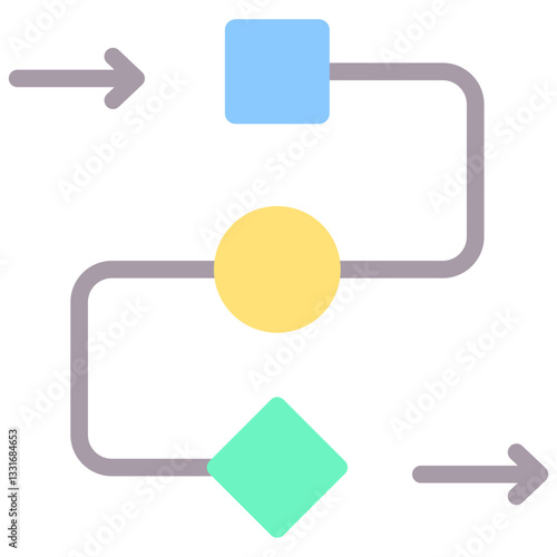 Process Flat Icon