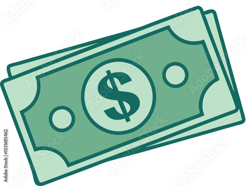 Dollar. Money cash icon. Vector illustration