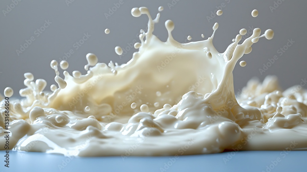 custom made wallpaper toronto digitalMilk splash on surface for clear background.