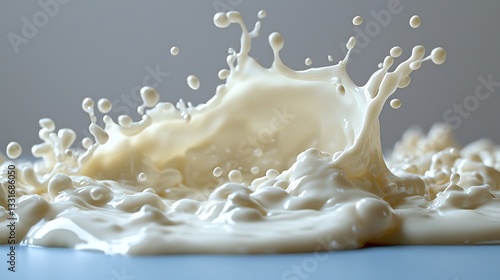 Wallpaper Mural Milk splash on surface for clear background. Torontodigital.ca