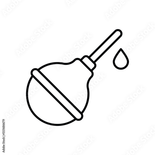 Pear Enema vector icon