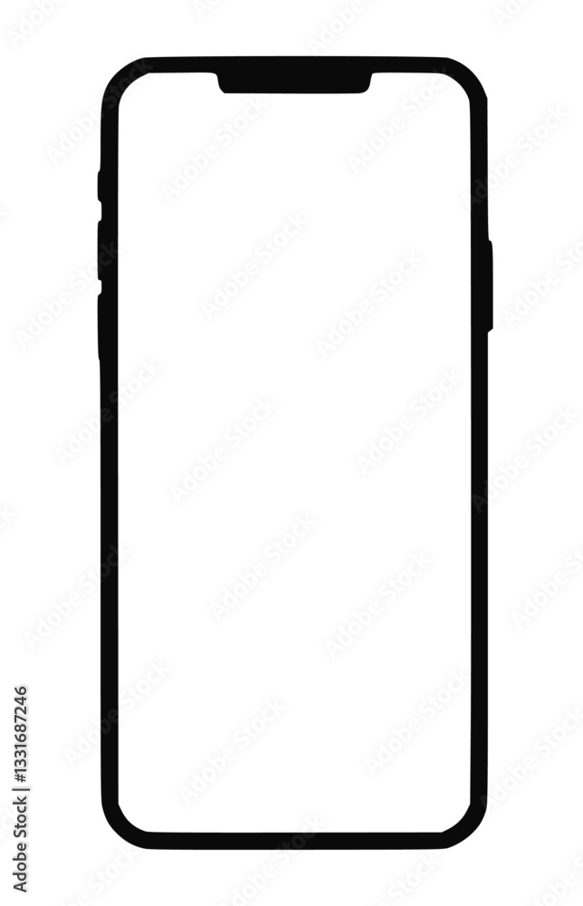 Vector illustration of a modern smartphone with a blank screen, isolated png transparent background. Realistic png three-dimensional, ideal for mobile app mockups, UI design, and tech presentations.
Vector illustration of a modern smartphone with a blank screen, isolated png transparent background. Realistic png three-dimensional, ideal for mobile app mockups, UI design, and tech presentations.