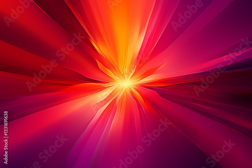 Abstract Red and Orange Gradient Background with Glowing Effect, Minimalist Style, High Resolution, and Professional HDR Photography in Stunning Detail