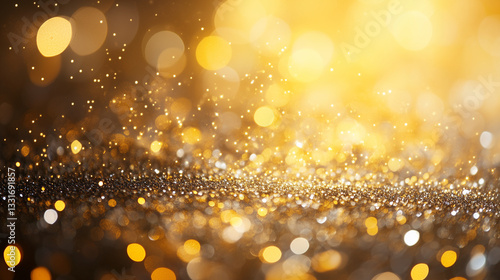Golden light rays with natural lens flare, abstract gradient effect, minimalistic composition.