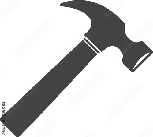 Hammer simple icon. Vector illustration