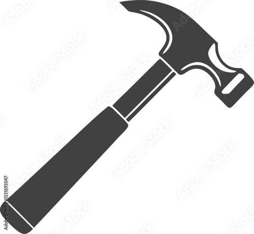 Hammer simple icon. Vector illustration
