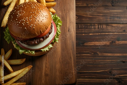 pulled pork sandwich with fries