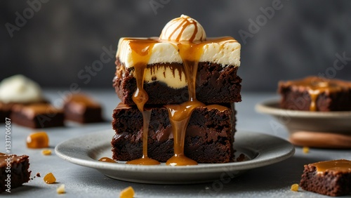 chocolate cake with nuts