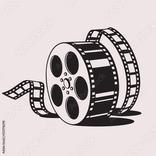 Classic Film Reel   Vintage Cinema Icon