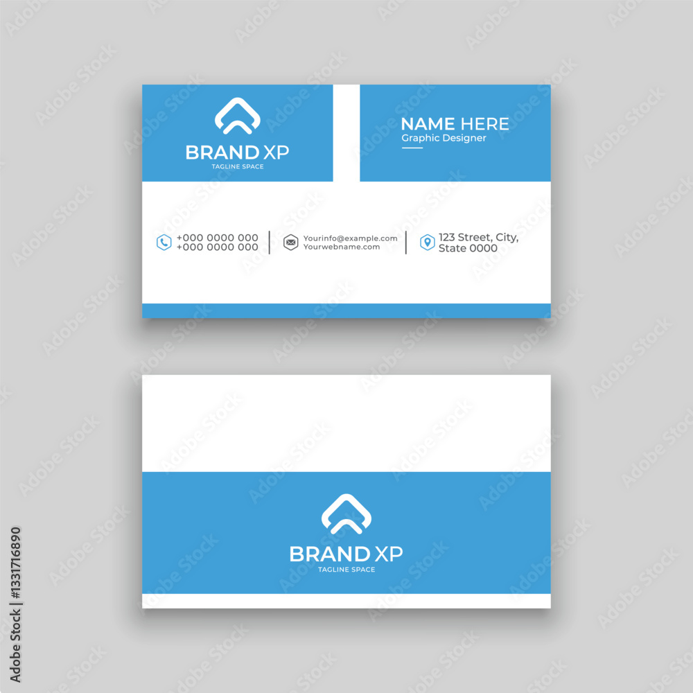 New Business card design template New Business card design template
