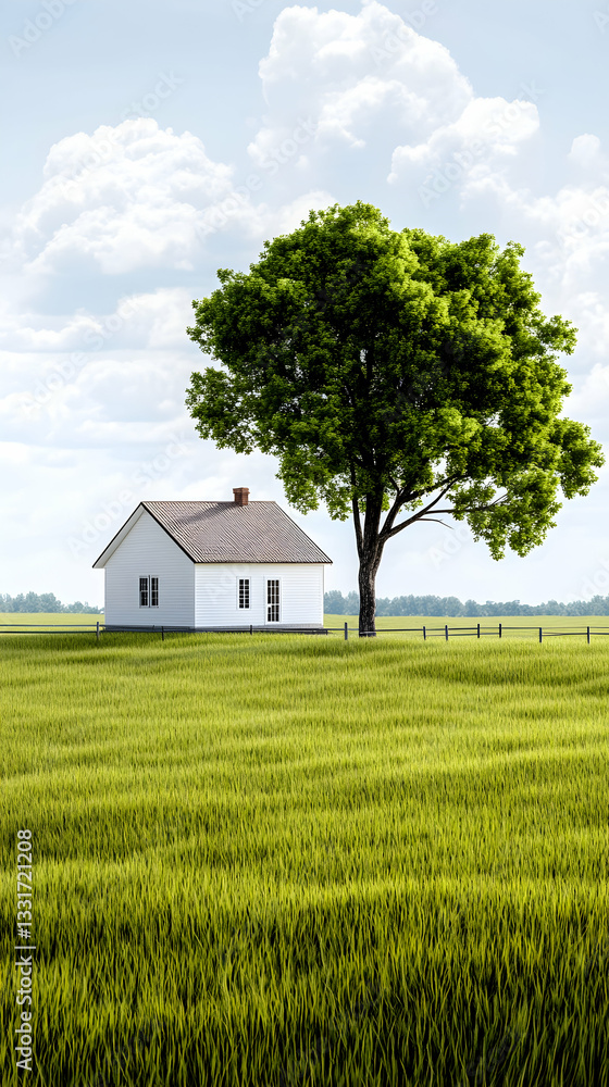 custom made wallpaper toronto digitalTranquil country home nestled in a verdant field