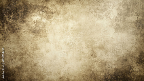 Aged vintage parchment background with distressed texture and old paper effect, perfect for antique invitations, historical documents, retro book covers, rustic scrapbook projects, or classic artistic