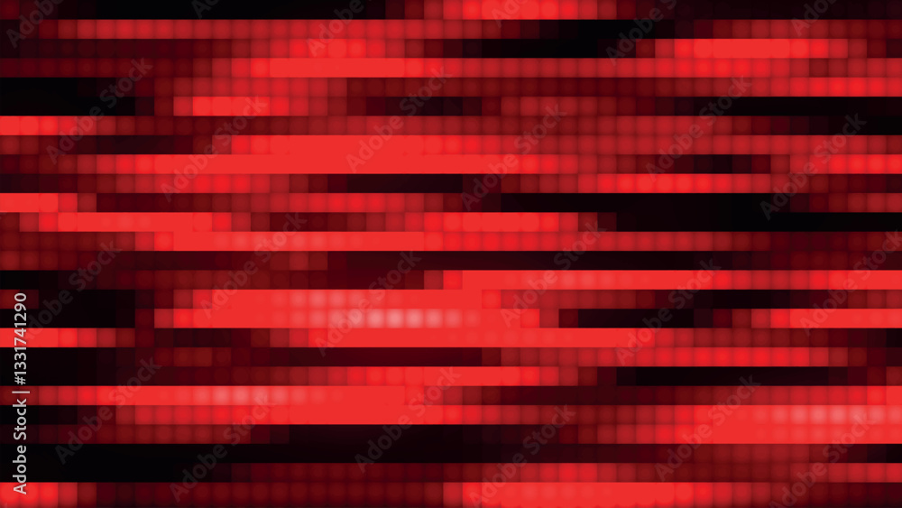 Fototapeta premium Abstract horizontal glowing color lines. Multicolored horizontal linear background. Abstract gradient background. Web design background. Vector illustration.